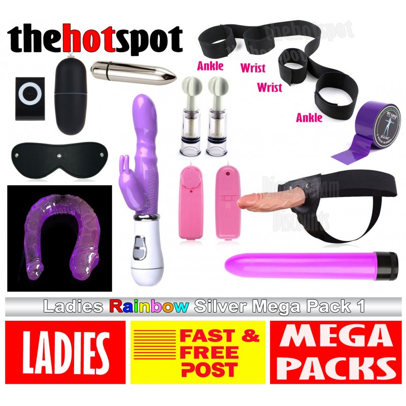 GAY LADIES COUPLES SILVER PACK 1 SEX TOY MEGA PACK
